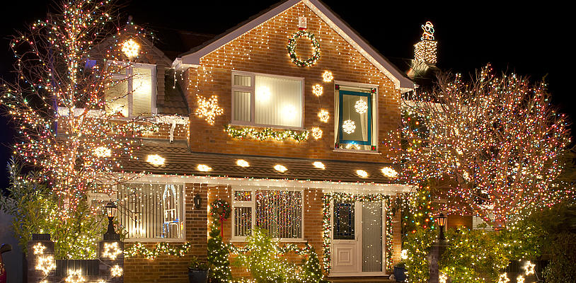 Weihnachtsbeleuchtung – Sicherheit im Eigenheim